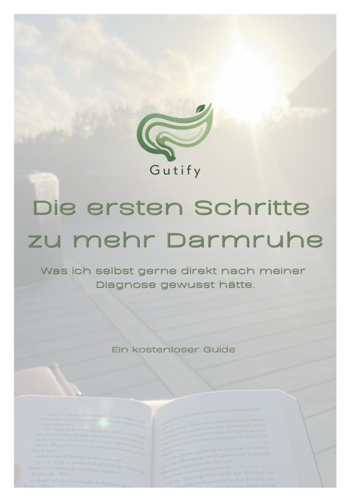 Kostenloser Flyer - die ersten Schritte zu mehr Darmruhe
